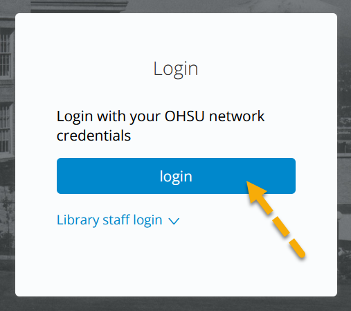 Blue login button