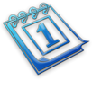 blue calendar icon