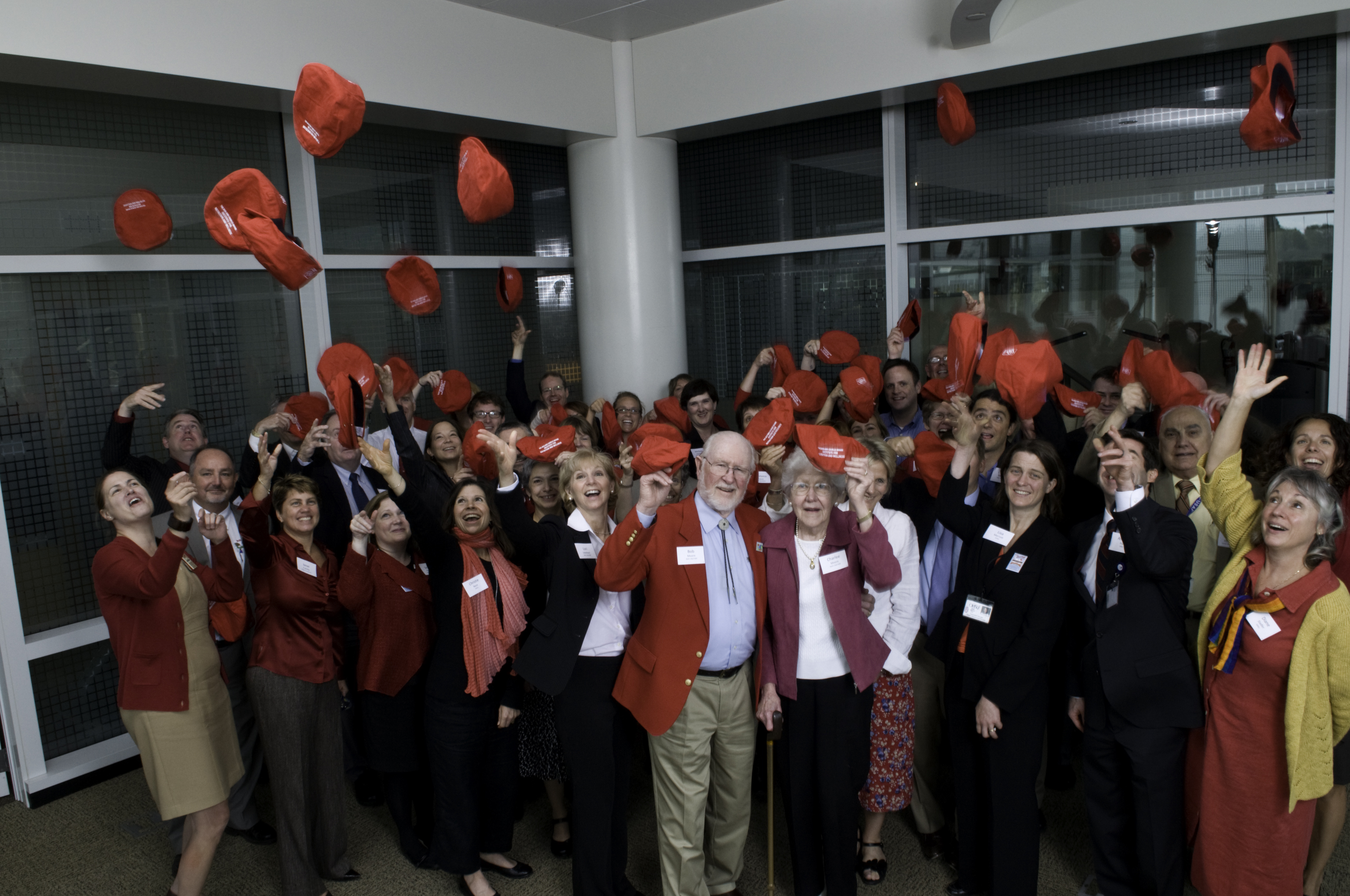 Hat Toss with Bob and Charlee