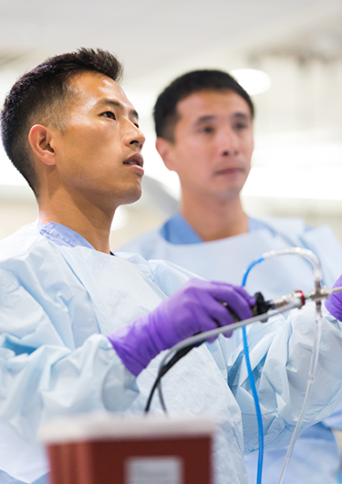 Resident Dr. Sun at Arthroscopy Boot Camp