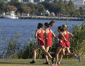 Cross country runners