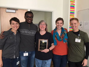 Pat Buckley and Students