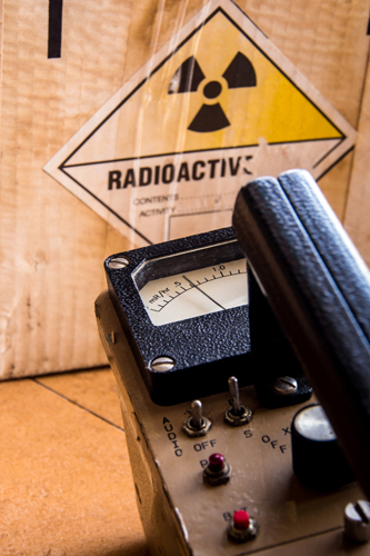 Radioactive Sticker and Geiger Counter