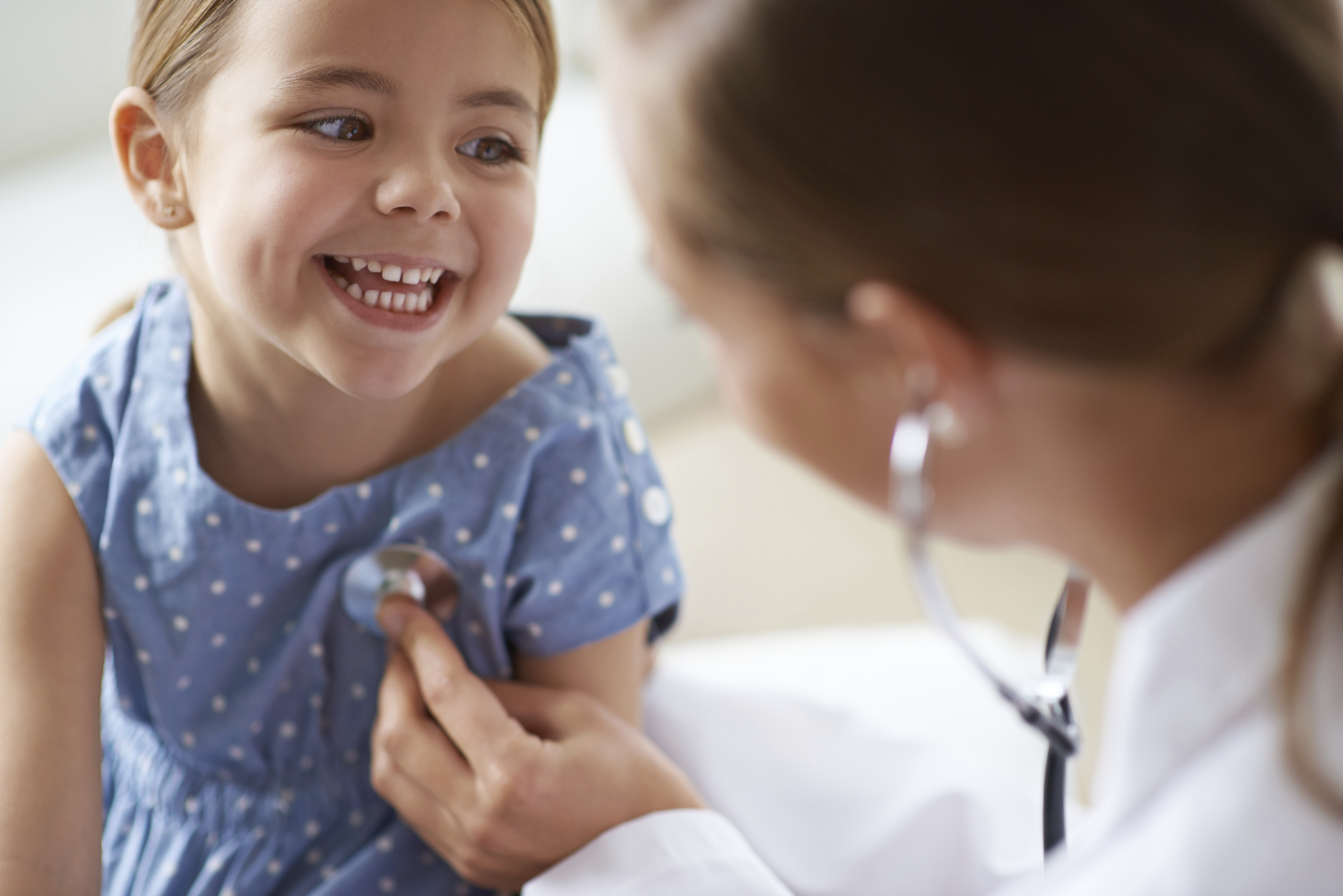 Doctor with young patient