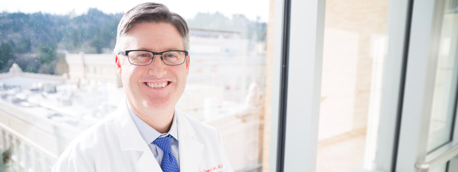 Testicular cancer is a main focus of Dr. Brandon Hayes-Lattin, who survived the disease as a medical student. Dr. Hayes-Lattin also runs 博彩网站’s Adolescent and Young Adult Cancer Program.