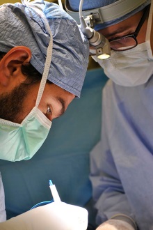 Sajadi and resident in OR