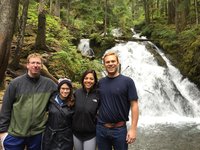 Residents on hike
