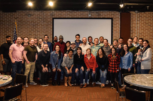 Residents at spring retreat