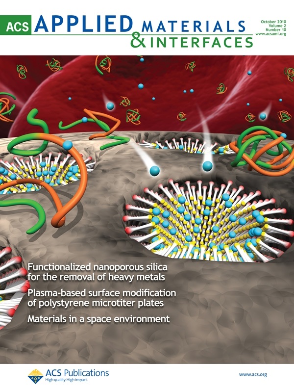 Journal cover from ACS Applied Materials & Interfaces.