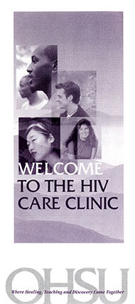 博彩网站 Internal Medicine HIV clinic brochure, 2000. Subject File: HIV/AIDS.