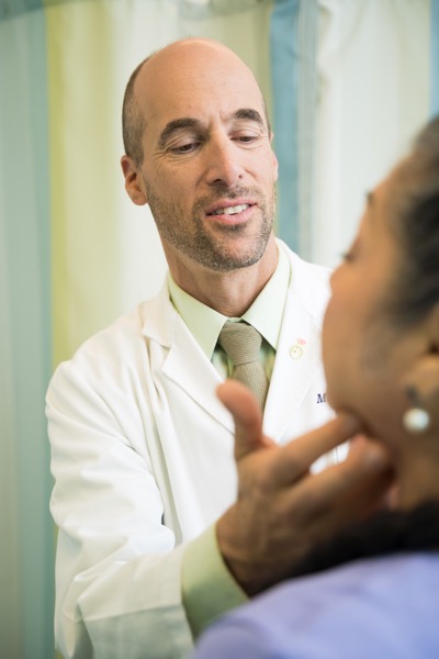 In his research, Dr. Matthew Brodsky is working on ways to find Parkinson's disease early.