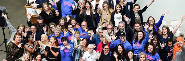 A group photo at the 2019 PDX Skincare Festival
