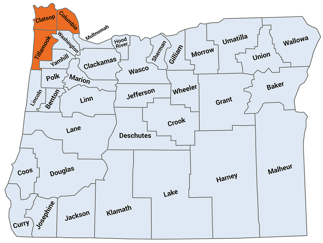 New North Coast Region Map