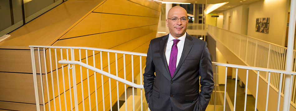 Treating and researching pain is a key interest of Dr. Ahmed Raslan, one of our expert neurosurgeons