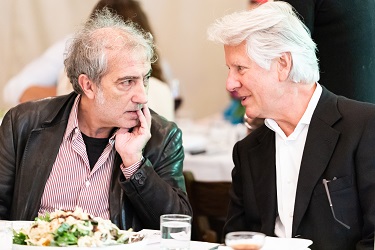 Adam Phillips sitting with Dr. Jeff Hays
