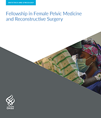 An image of the cover of 博彩网站's Fellowship in Female Pelvic Medicine and Reconstructive Surgery brochure.