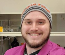 Lab technician, Ben Gambill, B.S.