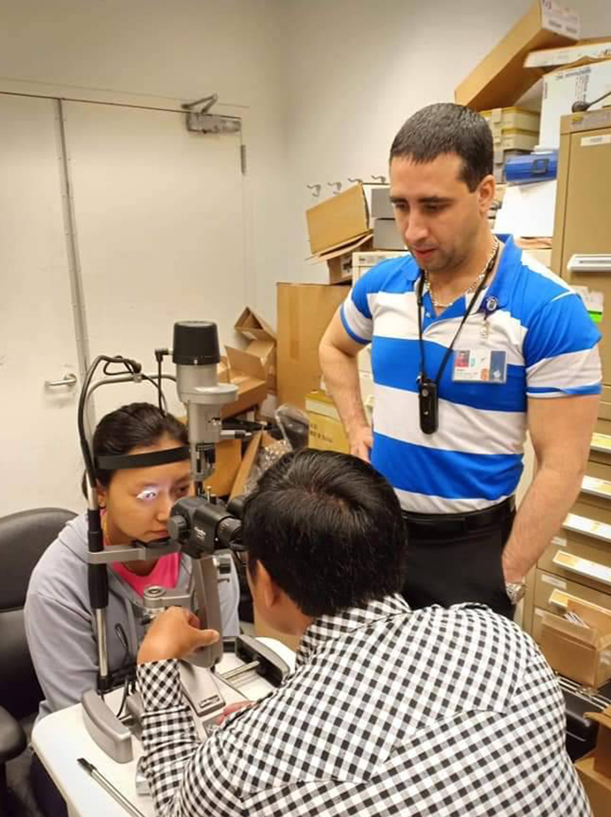 Training ophthalmic technicians in Myanmar