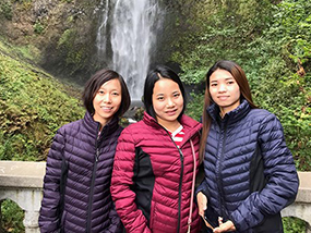 International ophthalmology program's pediatric nurse aides from Myanmar.