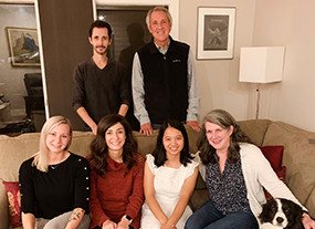 International ophthalmology fellow Shoon Lae Nay Chi with Casey mentors.