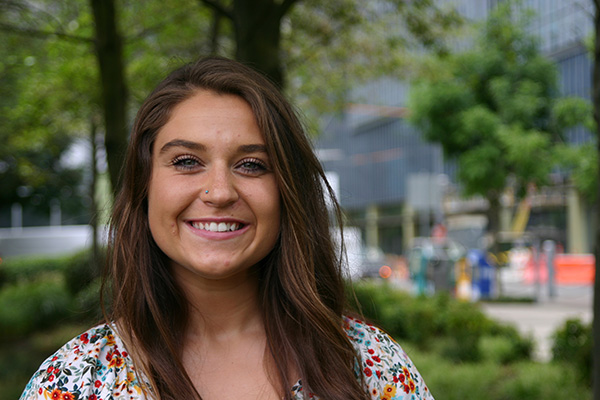 Marisa Twarowski was diagnosed with MS as a teenager. She got a brain scan after she was accidentally knocked down during a soccer game.