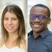 Zeynep Sayar and Samuel Tassi Yunga