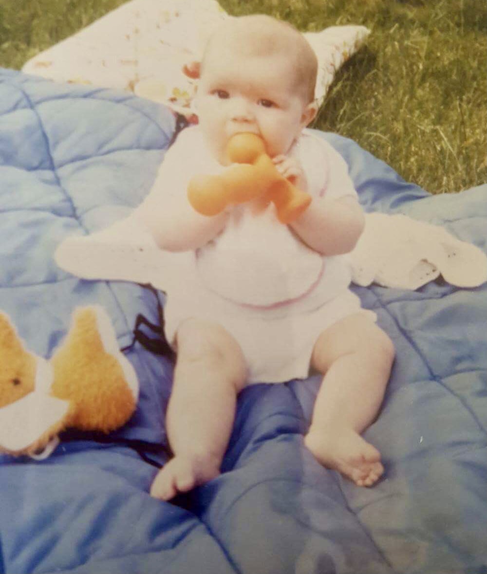 baby photo of elinor