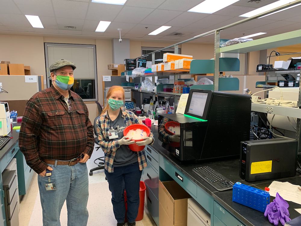 covid sequencing run from December 2020