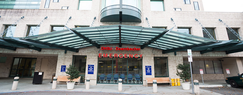 OHSU Doernbecher Emergency entrance