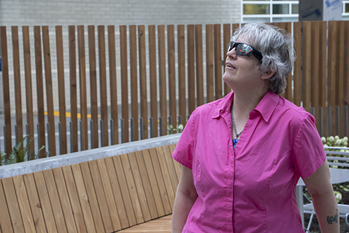 A patient volunteers for clinical trial to improve vision for future generations.