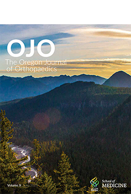 Cover of 2021 Oregon Journal of Orthopaedics