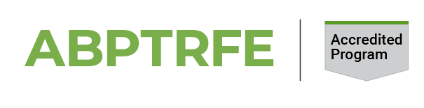 ABPTRFE Accredited Program logo.