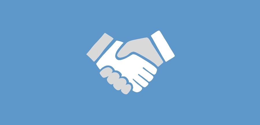Icon of a handshake