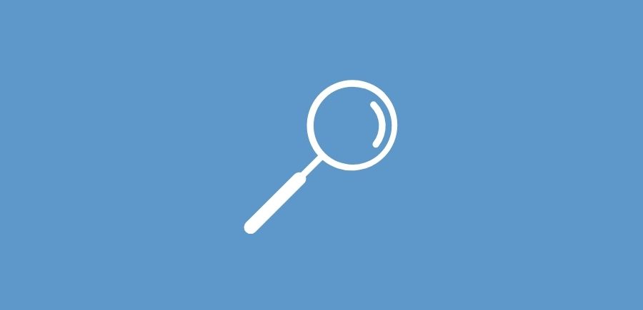 Icon of a magnifying glass
