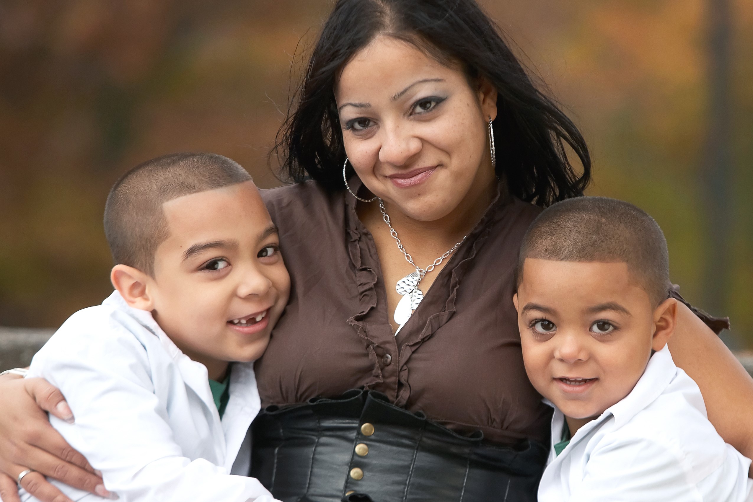 mother and sons