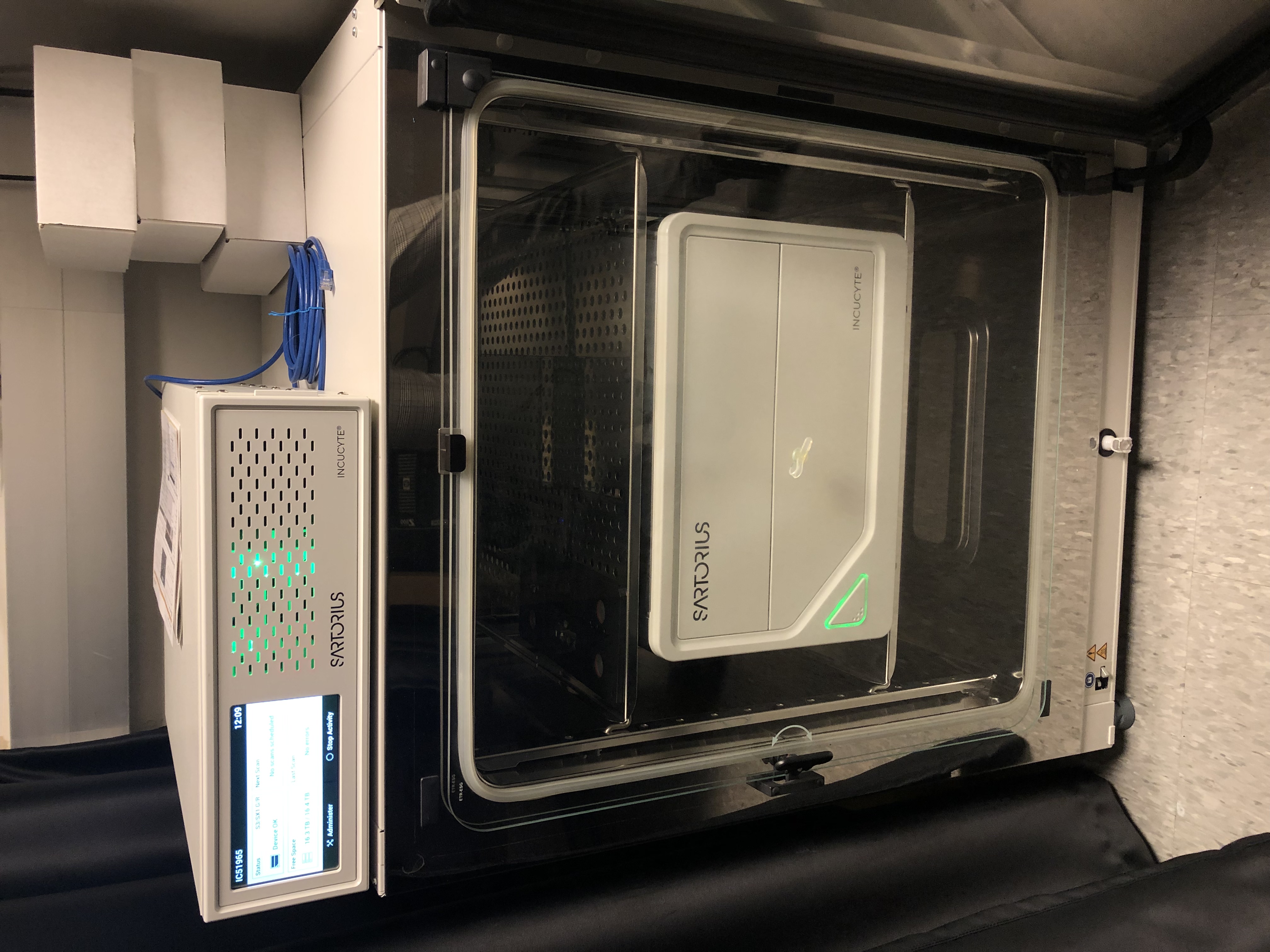Image of the IncuCyte S3 incubated microscope for live cell imaging