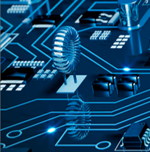 Digital image of a computer board.