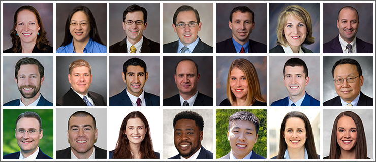 photos of 博彩网站 faculty and resident presenters at 2022 AAOS Annual Meeting