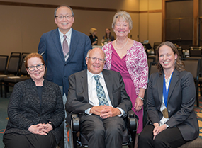 Photo of Dr. Hayhurst, Dr. Brady and others