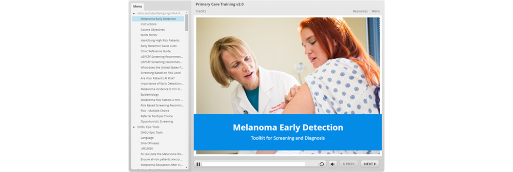 Melanoma Early Detection Training online module