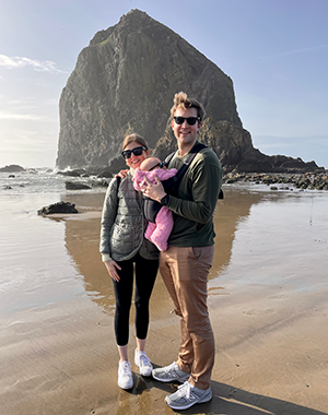 Dr. Philipp with wife and daughter