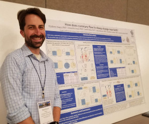 Matt Hagen with his poster.