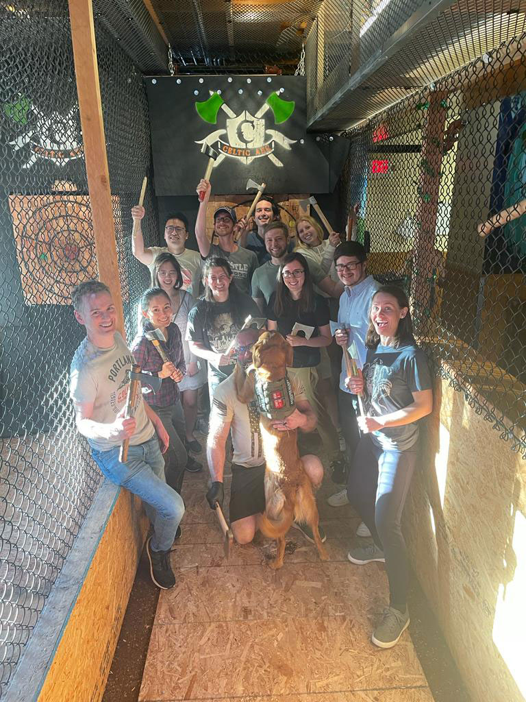 Neurology residents enjoying recreational time
