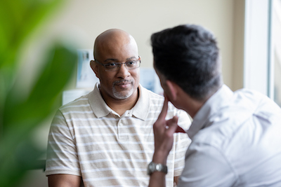 Patients may be able to get insurance or work benefits to cover meeting with a therapist.
