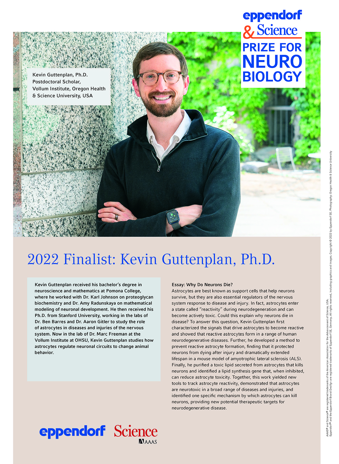 Kevin Guttenplan poster for Eppendorf & Science 2022