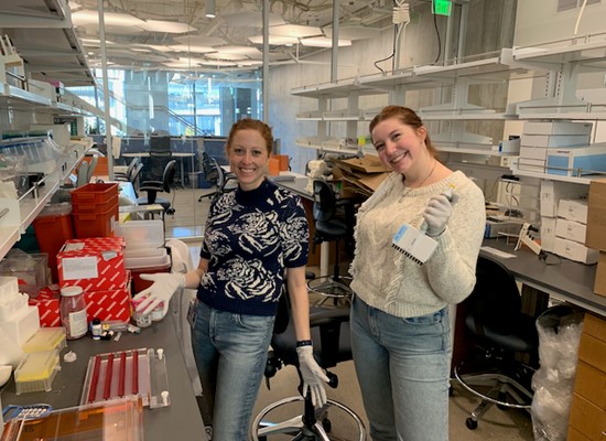 Dr. Megan Burger and Madison Harris (RA2)