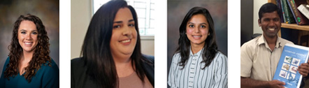 Kabre Heck, Kelli McDonald, Zarna Raichura and Dr. Satyanarayana Pondugula, Auburn University