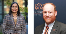 Doctors Angela Calderon and Robert Arnold of Auburn University
