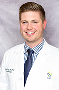 A portrait of Nathan Egge, M.D., Ph.D.