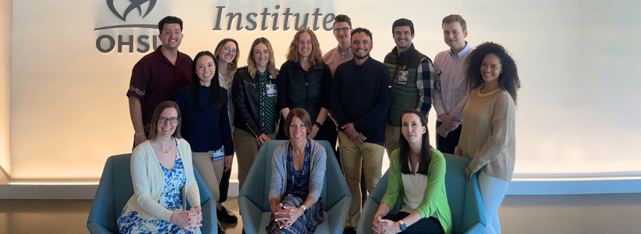 Winters-Stone Exercise Lab team members at the Knight Cancer Research Building.